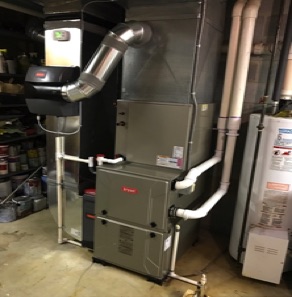 Furnace Replacement with a Bryant furnace, Bryant Humdifier and Bryant air cleaner in Sherwood Park